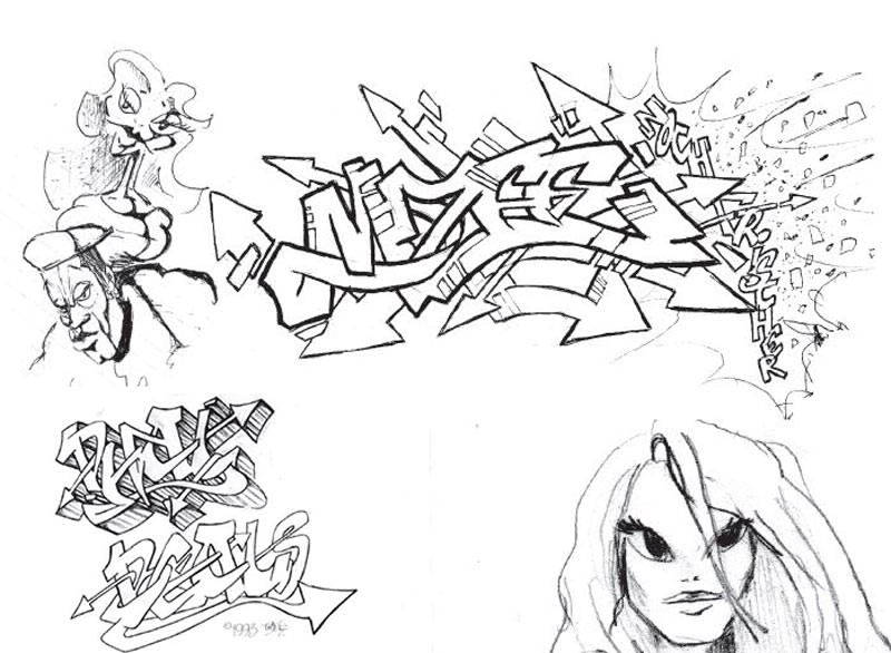 Graffiti Scribble schmitt-könig.de
